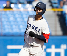 【大学野球】リーグ単独トップ今季5本塁打　強打の三塁手で来秋ドラフトをにぎわせる法大・松下歩叶
