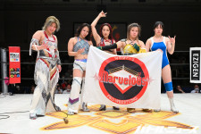 長与千種率いるマーベラスが団体対抗戦で激勝！引退直前の高橋奈七永からベルトを引っ剥がすことを宣言！