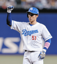 中日・上林誠知、初回すぐさま同点打　「1日1本は打ちたいと思っている」