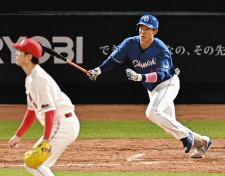 中日・上林誠知、今季初の猛打賞「良い感覚で打てています」9回には今季5個目となる盗塁「積み重ねていきたい」