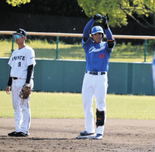 【中日2軍】鵜飼航丞、適時二塁打含むマルチマーク　変化球を2安打「真っすぐ張りの中で対応することができた」