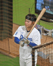 中日・村松開人、早ければ来週末の実戦復帰　マシン打撃再開、細川や福永が離脱中のチームに朗報届ける