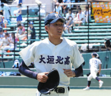 プロ注目右腕・大垣北の坪真都「高卒でプロ志望届けを出したい思いを持っている」強豪相手に堂々とした投球【高校野球岐阜大会】