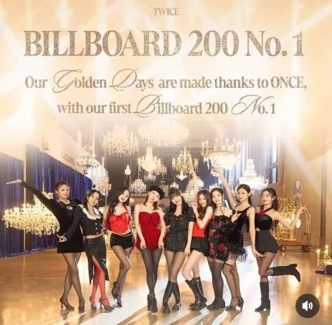 TWICE 、米｢ビルボード200｣1位を初めて獲得しファンへの感謝のメッセージを公開（DailyNewsOnline）｜ｄメニューニュース（NTTドコモ）
