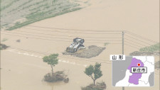 山形・秋田で記録的大雨により被害拡大　2人死亡・3人行方不明