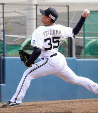 【オリックス】古田島成龍がくふうハヤテ戦で１回無失点「８０点以上の球を増やすイメージ」