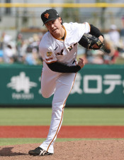 【巨人】西舘勇陽は５回１失点７奪三振「５回まで投げ切れたのは良かった」…２軍楽天戦