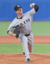 【巨人】グリフィンが３回に同点に追いつかれる　