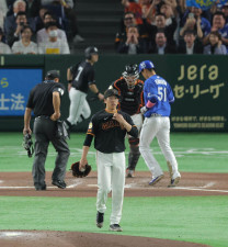 【巨人】大勢が上林に被弾　杉内俊哉投手チーフコーチ「上林くんを褒めるしかない。明日も警戒しながら」