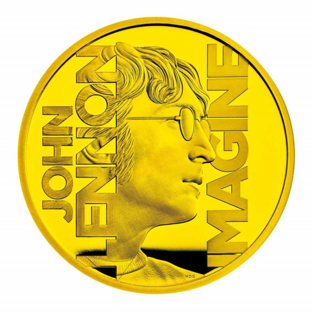 ジョン・レノン＆ポール・マッカートニーを描写した金貨＆銀貨