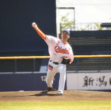 【オイシックス】WBCチェコ代表右腕パディシャークお披露目、１回無失点に武田監督も及第点