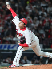 【広島】新井監督、８回起用栗林良吏に「自分の力で９回を取り戻せよと伝えてある」／一問一答