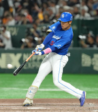 【中日】上林誠知が２打席連発！６回に同点４号ソロ！７回に勝ち越し５号ソロ！