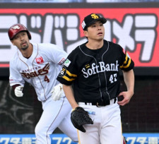 ソフトバンク大関友久、5回途中5失点で降板　過去３試合の先発はＱＳ達成も