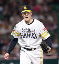 昨季最多勝のソフトバンク有原航平が粘りの投球　初回痛恨3ラン被弾「本当に反省しないと」