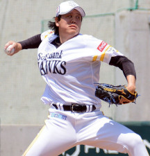 2月に右肘手術のソフトバンク上茶谷大河、ライブBPで近藤健介＆周東佑京と対戦　「コースに投げることができた」　