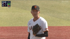 【巨人2軍】田中千晴が復帰登板　オフにクリーニング手術　“堺っ子”バッテリーで1イニング完璧投球