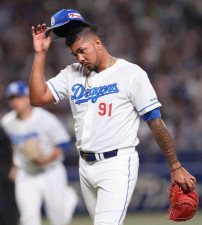 中日・メヒアが誤算　6日以来の先発も4回2/3を6失点KO　井上監督「悪いところのメヒアが出た」