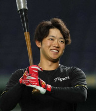 阪神・中川がプロ初スタメン出場　6日巨人戦「7番・左翼」で先発