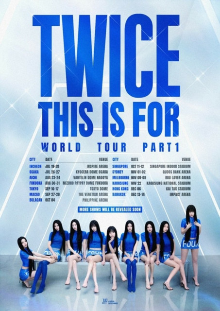 TWICE、新ワールドツアーで360度全方位ステージを展開